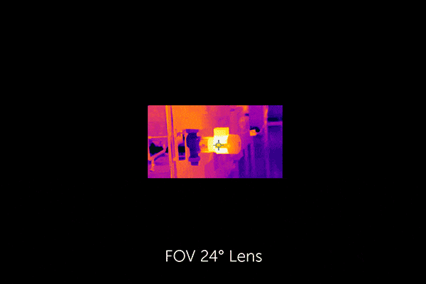 FLIR 80 degree wide angle lens - comparison