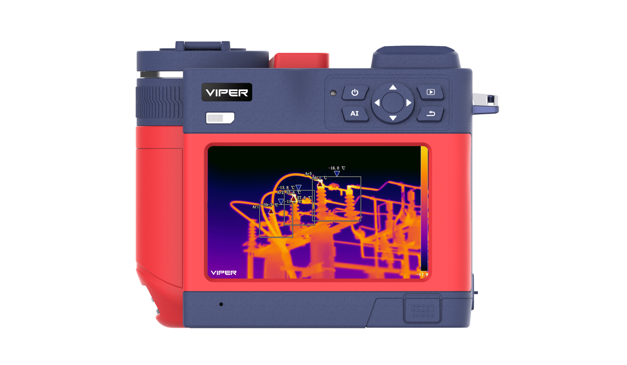 Viper P1280 and P640 premium handheld thermal camera - screen view
