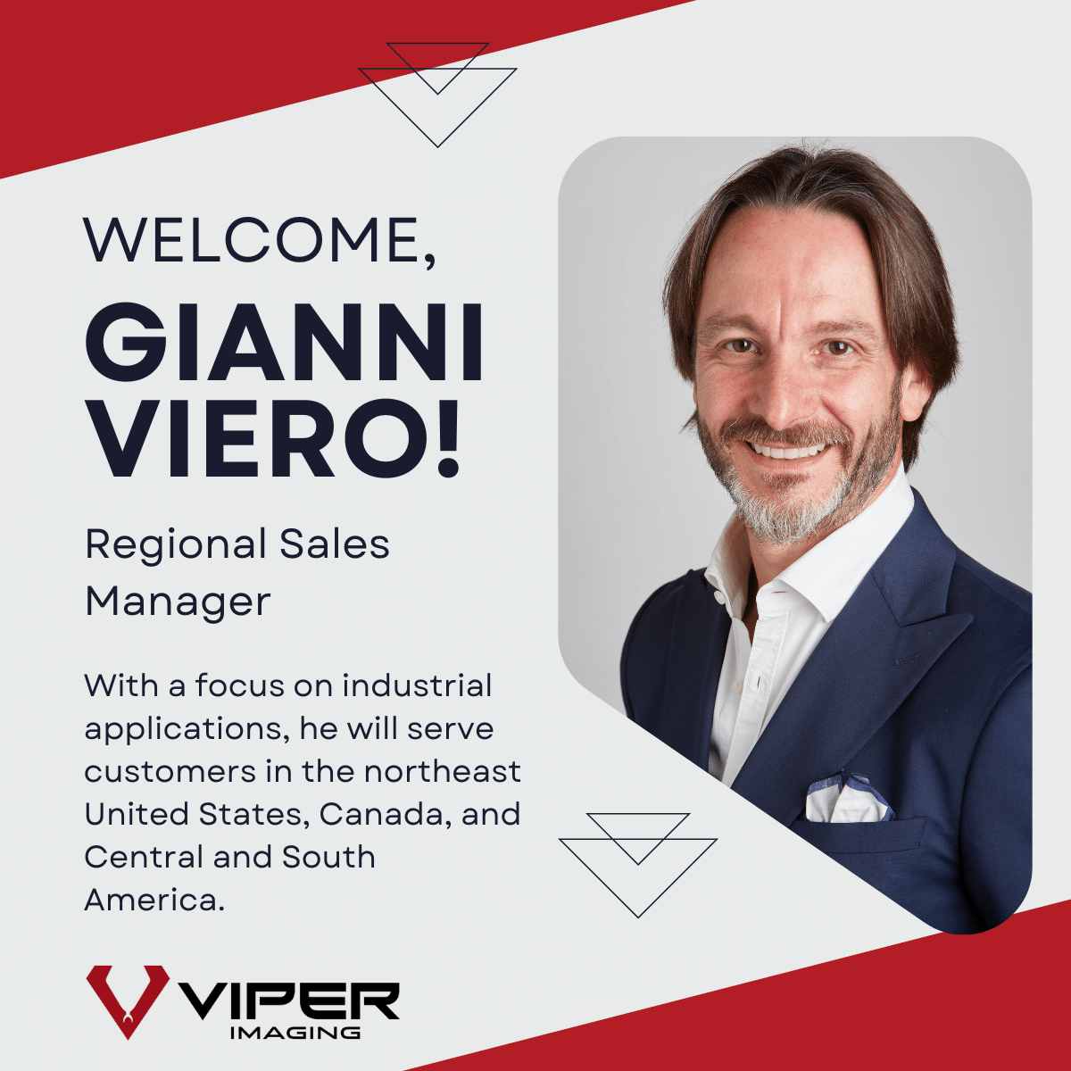 Gianni Viero, Regional Sales Manager for Viper Imaging