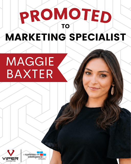 Maggie Baxter promoted to Marketing Specialist