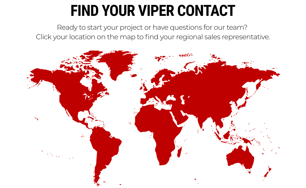 Interactive map to find your Viper regional sales representative by location